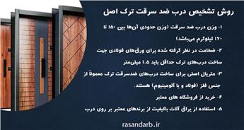 تشخیص درب ضد سرقت ترک اصل | راهنمای کامل و نکات طلایی خرید