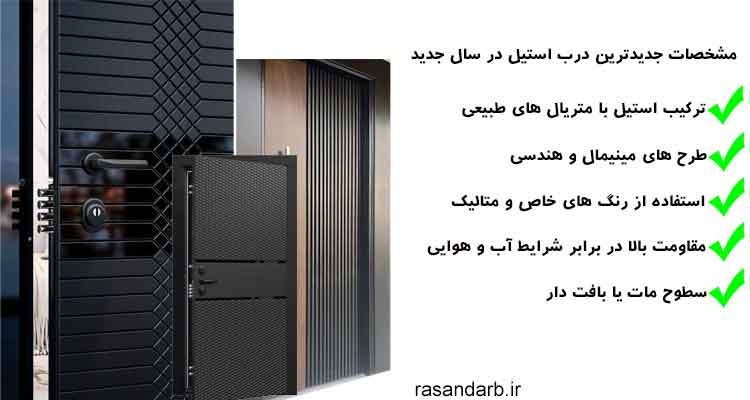 خرید جدیدترین درب استیل 2025