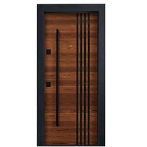 درب ضد سرقت چوبی آپارتمانی مدل تارا